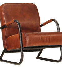 Sessel Braun Echtleder