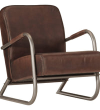 Sessel Braun Echtleder