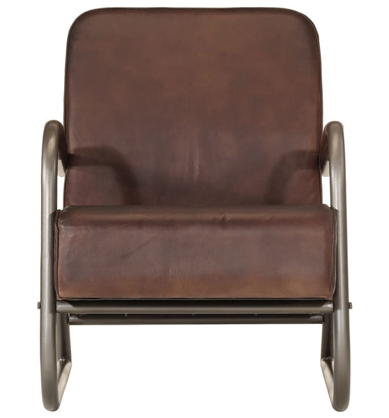 Sessel Braun Echtleder