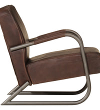 Sessel Braun Echtleder