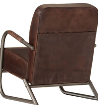Sessel Braun Echtleder