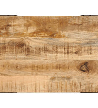 Beistelltisch 40x30x40 cm Raues Massivholz Mango