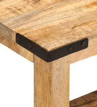 Beistelltisch 40x30x40 cm Raues Massivholz Mango