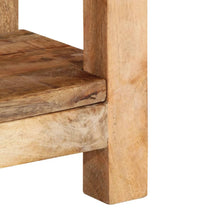 Beistelltisch 40x30x40 cm Raues Massivholz Mango