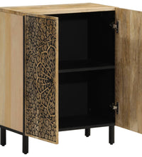 Beistellschrank 60x33x75 cm Massivholz Mango