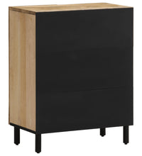 Beistellschrank 60x33x75 cm Massivholz Mango