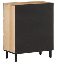 Beistellschrank 60x33x75 cm Massivholz Mango
