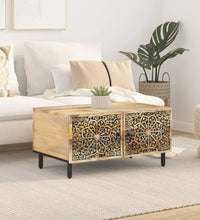 Couchtisch 80x50x40 cm Massivholz Mango