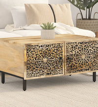 Couchtisch 80x50x40 cm Massivholz Mango