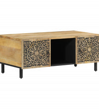 Couchtisch 100x54x40 cm Massivholz Mango