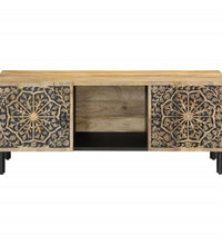 Couchtisch 100x54x40 cm Massivholz Mango