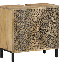 Waschbeckenunterschrank 62x33x58 cm Massivholz Mango