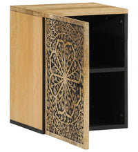 Bad-Wandschrank 38x33x48 cm Massivholz Mango