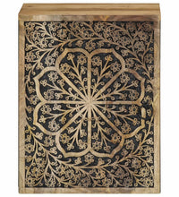 Bad-Wandschrank 38x33x48 cm Massivholz Mango