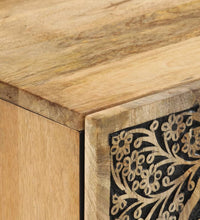 Bad-Wandschrank 38x33x48 cm Massivholz Mango