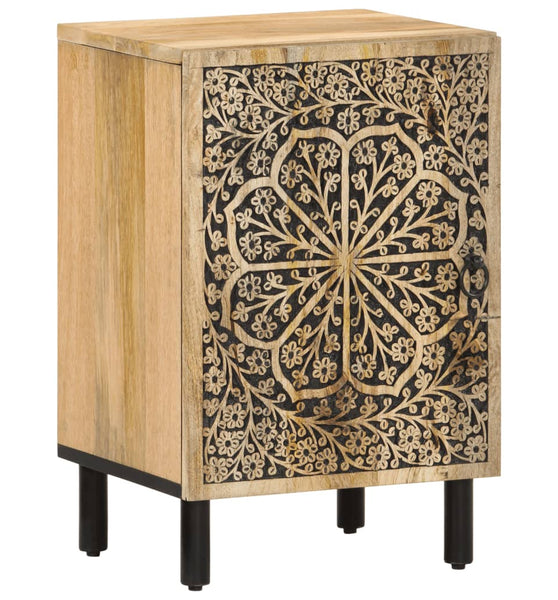 Badschrank 38x33x58 cm Massivholz Mango