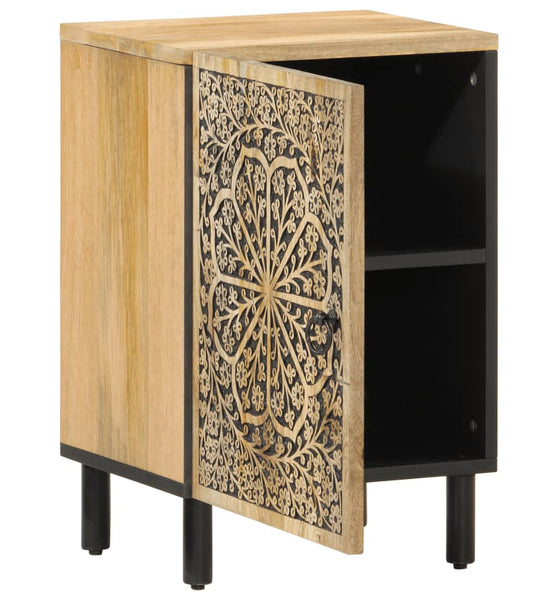 Badschrank 38x33x58 cm Massivholz Mango