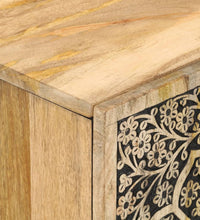 Badschrank 38x33x58 cm Massivholz Mango