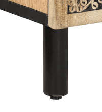Badschrank 38x33x58 cm Massivholz Mango