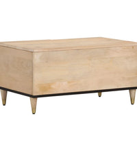 Couchtisch 80x50x40 cm Massivholz Mango