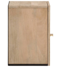 Bad-Wandschrank 38x33x48 cm Massivholz Mango