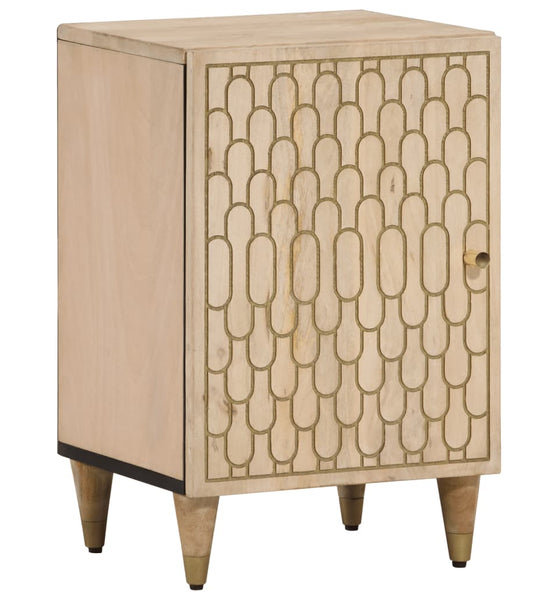 Badschrank 38x33x58 cm Massivholz Mango