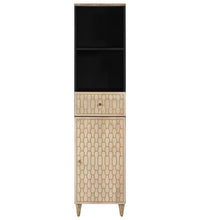 Badschrank 38x33x160 cm Massivholz Mango