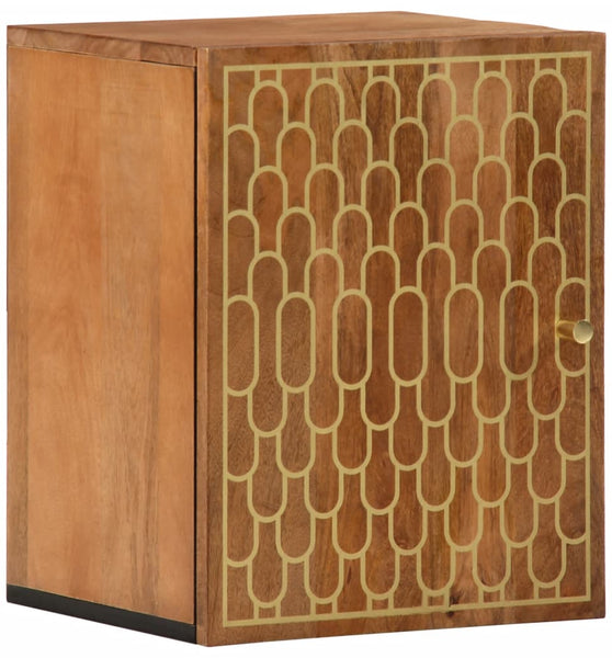 Bad-Wandschrank 38x33x48 cm Massivholz Mango