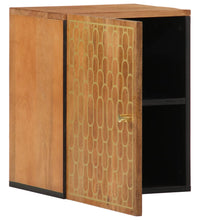 Bad-Wandschrank 38x33x48 cm Massivholz Mango