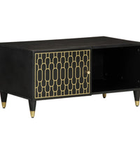 Couchtisch 80x50x40 cm Massivholz Mango