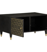 Couchtisch 80x50x40 cm Massivholz Mango