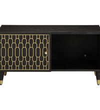 Couchtisch 80x50x40 cm Massivholz Mango