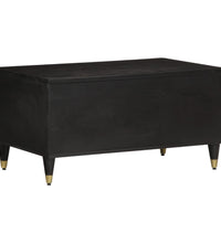 Couchtisch 80x50x40 cm Massivholz Mango