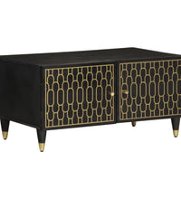 Couchtisch 80x50x40 cm Massivholz Mango