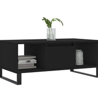 Couchtisch Schwarz 90x50x36,5 cm Holzwerkstoff