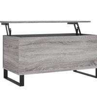 Couchtisch Grau Sonoma 90x44,5x45 cm Holzwerkstoff