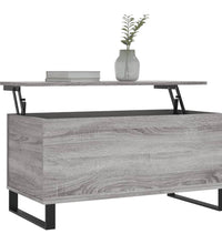 Couchtisch Grau Sonoma 90x44,5x45 cm Holzwerkstoff