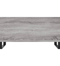 Couchtisch Grau Sonoma 90x44,5x45 cm Holzwerkstoff