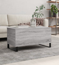 Couchtisch Grau Sonoma 90x44,5x45 cm Holzwerkstoff