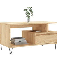 Couchtisch Sonoma-Eiche 90x49x45 cm Holzwerkstoff