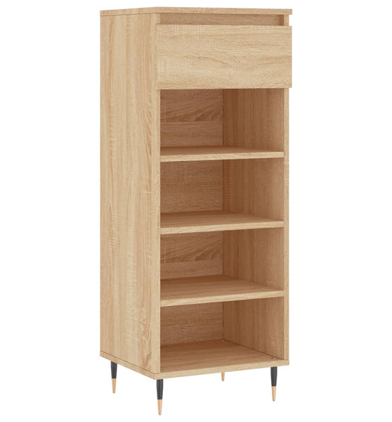 Schuhschrank Sonoma-Eiche 40x36x105 cm Holzwerkstoff