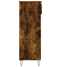 Schuhschrank Räuchereiche 40x36x105 cm Holzwerkstoff