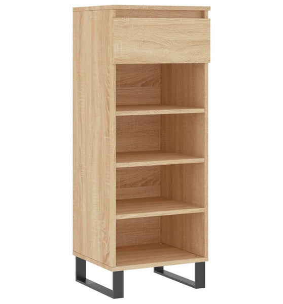 Schuhschrank Sonoma-Eiche 40x36x105 cm Holzwerkstoff