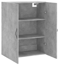 Wandschrank Betongrau 69,5x34x90 cm Holzwerkstoff