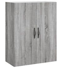 Wandschrank Grau Sonoma 69,5x34x90 cm Holzwerkstoff