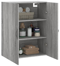 Wandschrank Grau Sonoma 69,5x34x90 cm Holzwerkstoff