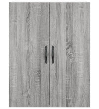 Wandschrank Grau Sonoma 69,5x34x90 cm Holzwerkstoff