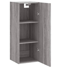 Wandschrank Grau Sonoma 34,5x34x90 cm Holzwerkstoff