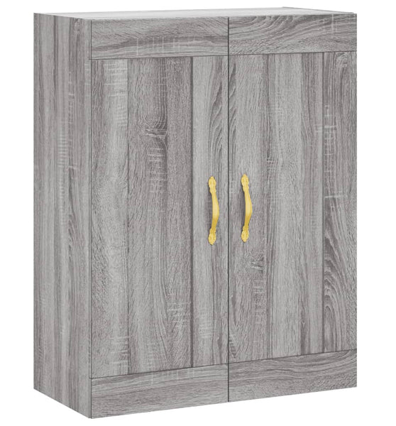 Wandschrank Grau Sonoma 69,5x34x90 cm Holzwerkstoff