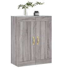 Wandschrank Grau Sonoma 69,5x34x90 cm Holzwerkstoff